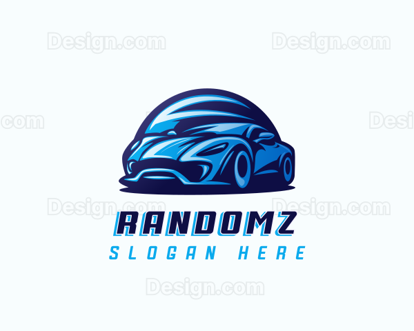 Sports Car Automobile Logo