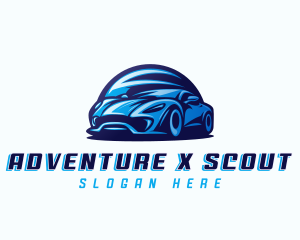 Sports Car Automobile logo design