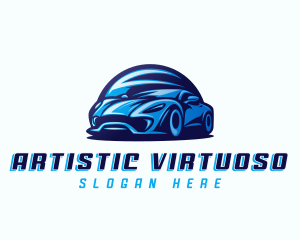 Sports Car Automobile logo design