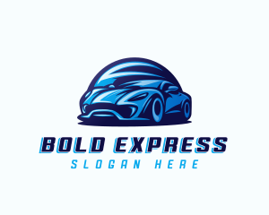 Sports Car Automobile logo design