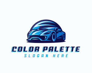 Sports Car Automobile logo design