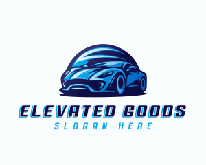 Sports Car Automobile logo design