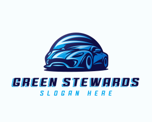 Sports Car Automobile logo design