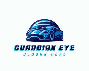 Sports Car Automobile logo design