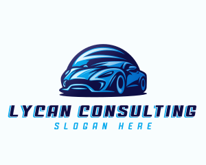 Sports Car Automobile logo design