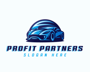 Sports Car Automobile logo design