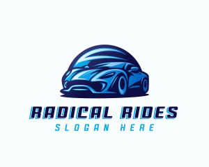 Sports Car Automobile logo design