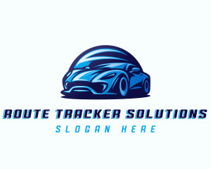 Sports Car Automobile logo design