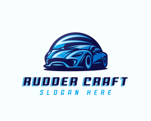 Sports Car Automobile logo design