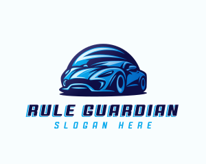 Sports Car Automobile logo design