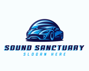 Sports Car Automobile logo design