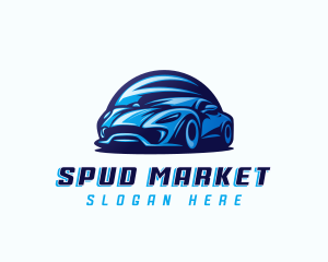 Sports Car Automobile logo design