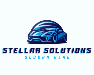 Sports Car Automobile logo design