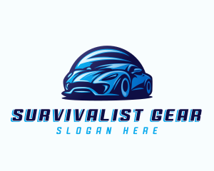 Sports Car Automobile logo design