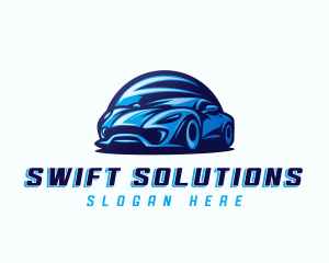 Sports Car Automobile logo design