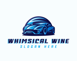 Sports Car Automobile logo design