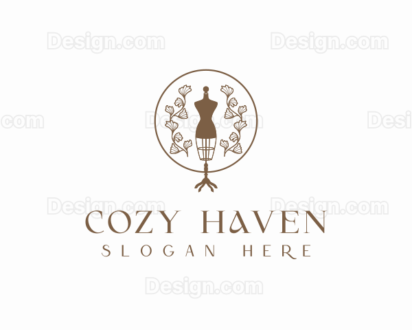 Floral Fashion Mannequin Logo