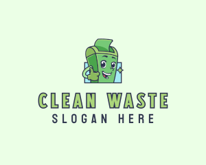 Trash Garbage Sanitation logo