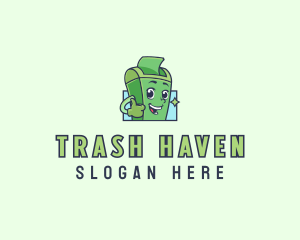 Trash Garbage Sanitation logo design