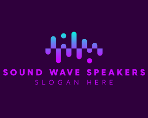 Frequency Soundwave Beat logo design