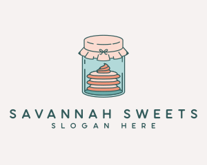 Sweet Dessert Jar logo design