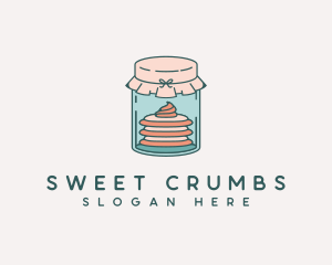 Sweet Dessert Jar logo design