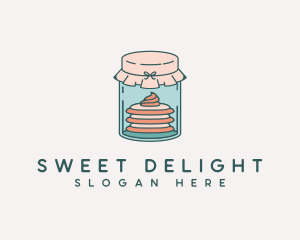 Sweet Dessert Jar logo design