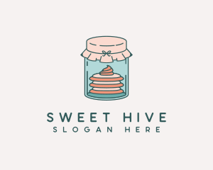 Sweet Dessert Jar logo design