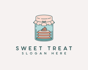 Sweet Dessert Jar logo design