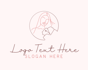 Floral Woman Beauty logo