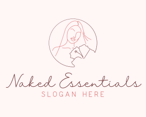 Floral Woman Beauty logo design