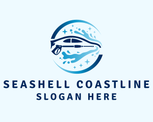 Pressure Washing Car Wash  Logo