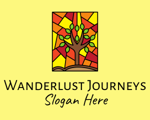 Stained Glass Tree Forest logo