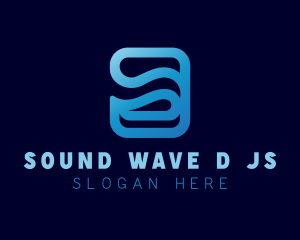 Digital Technology Wave logo design