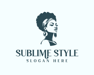 Lady Stylist Aesthetic logo