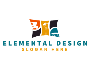 Furniture Interior Design logo design