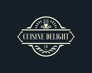  Fork Dining Restaurant  logo design