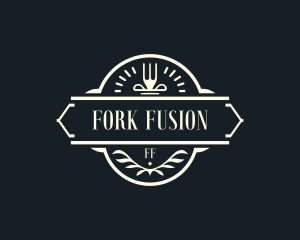  Fork Dining Restaurant  logo design