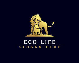 Lion Cub Wild Life logo design