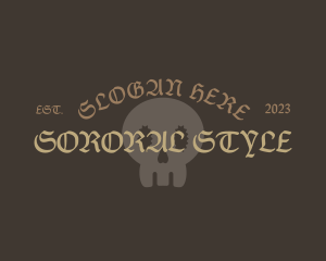 Medieval Gothic Style logo design