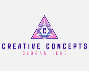 Creative Pyramid Tech logo design