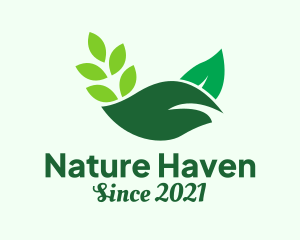 Green Nature Field  logo design