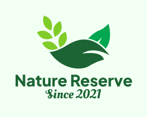 Green Nature Field  logo design