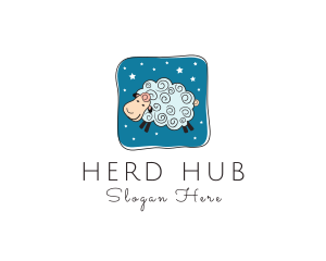 Night Nursery Sheep logo