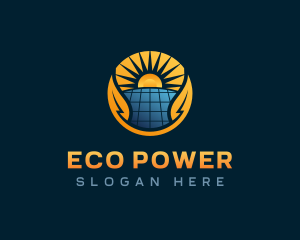 Sustainable Solar Panel logo