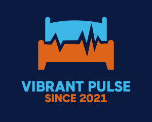 Pulse Hospital Bed logo design