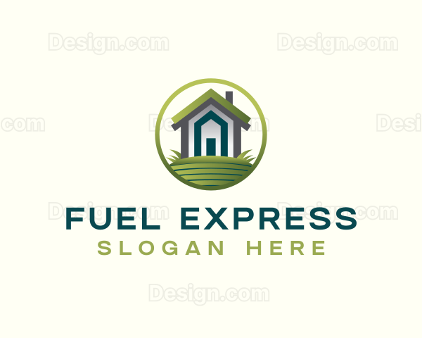 House Lawn Real Estate Logo