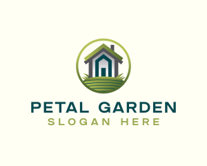 House Lawn Real Estate logo design