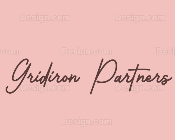 Feminine Cursive Business Logo