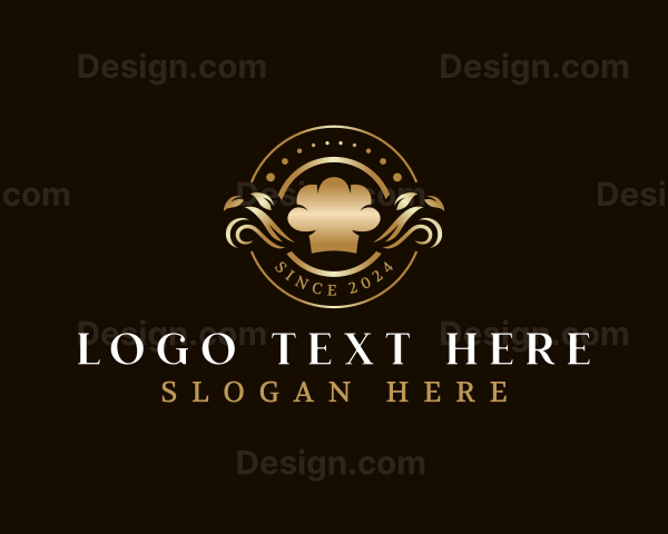 Luxury Floral Toque Logo